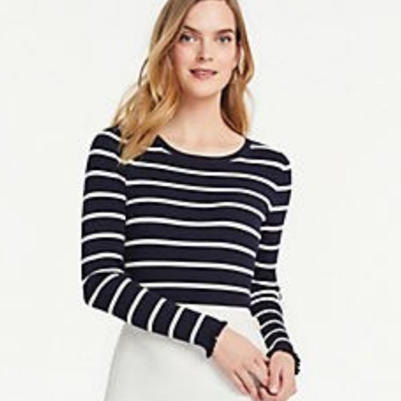 Ann Taylor Tops - 🍃Ann Taylor Boatneck Luxe Tee🍃